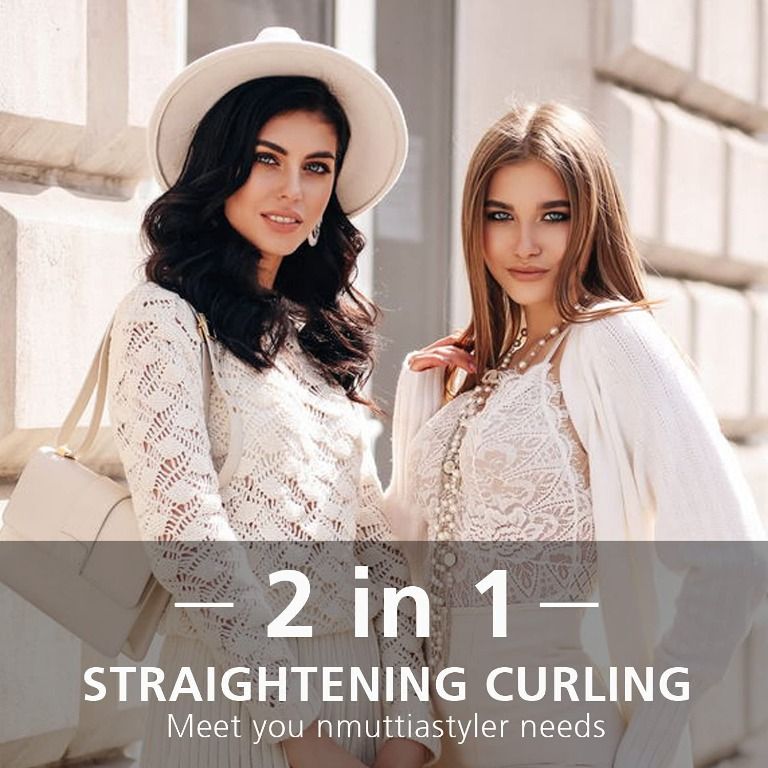 Straightener curling iron in one online