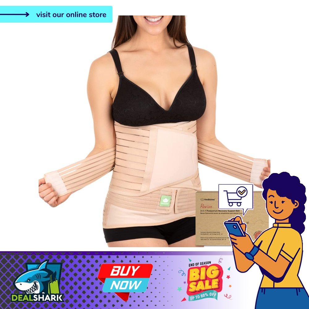 readystock) KeaBabies 3 In 1 Postpartum Belly Support Recovery Wrap - Belly  Band For Postnatal, Pregnancy, Maternity - Girdles For Women Body Shaper - Tummy  Belly Bandit Waist Shapewear Belt (One Size)