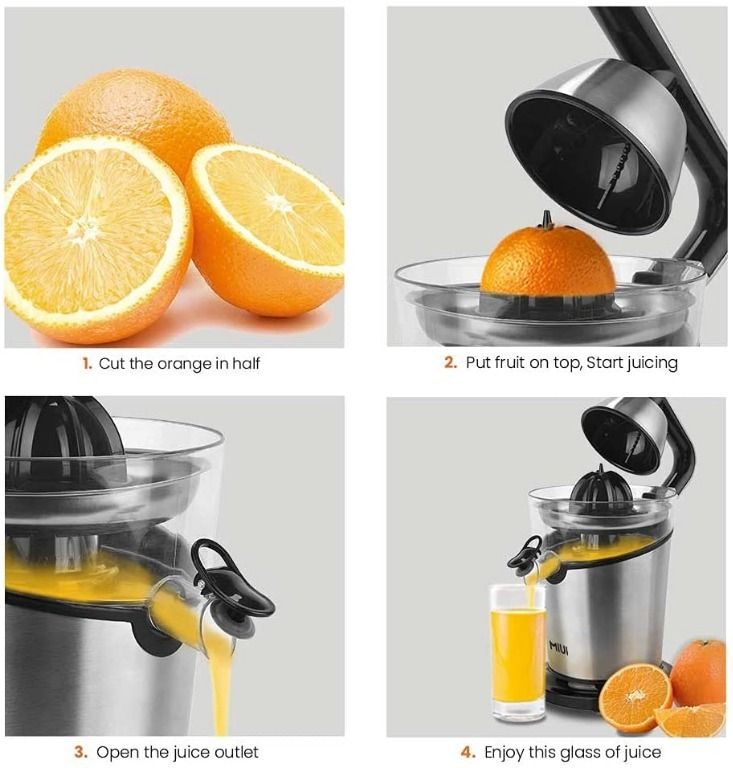 Electric citrus juicer orange fruit top lemon squeezer extractor juice press machine