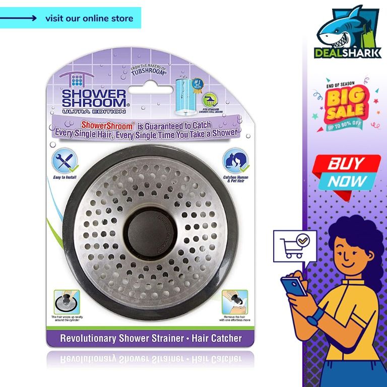 Review: ShowerShroom SHSULT755 Ultra Edition Shower Hair Catcher Drain  Protector, Stainless Steel 