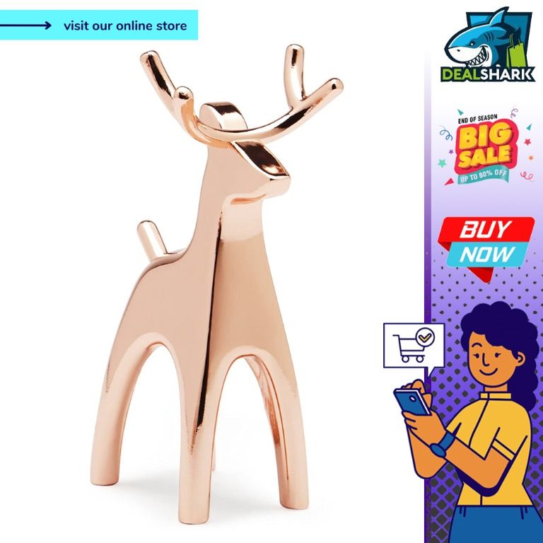 Reindeer ring holder sale
