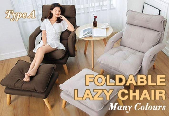 Foldable lazy sofa chair deals