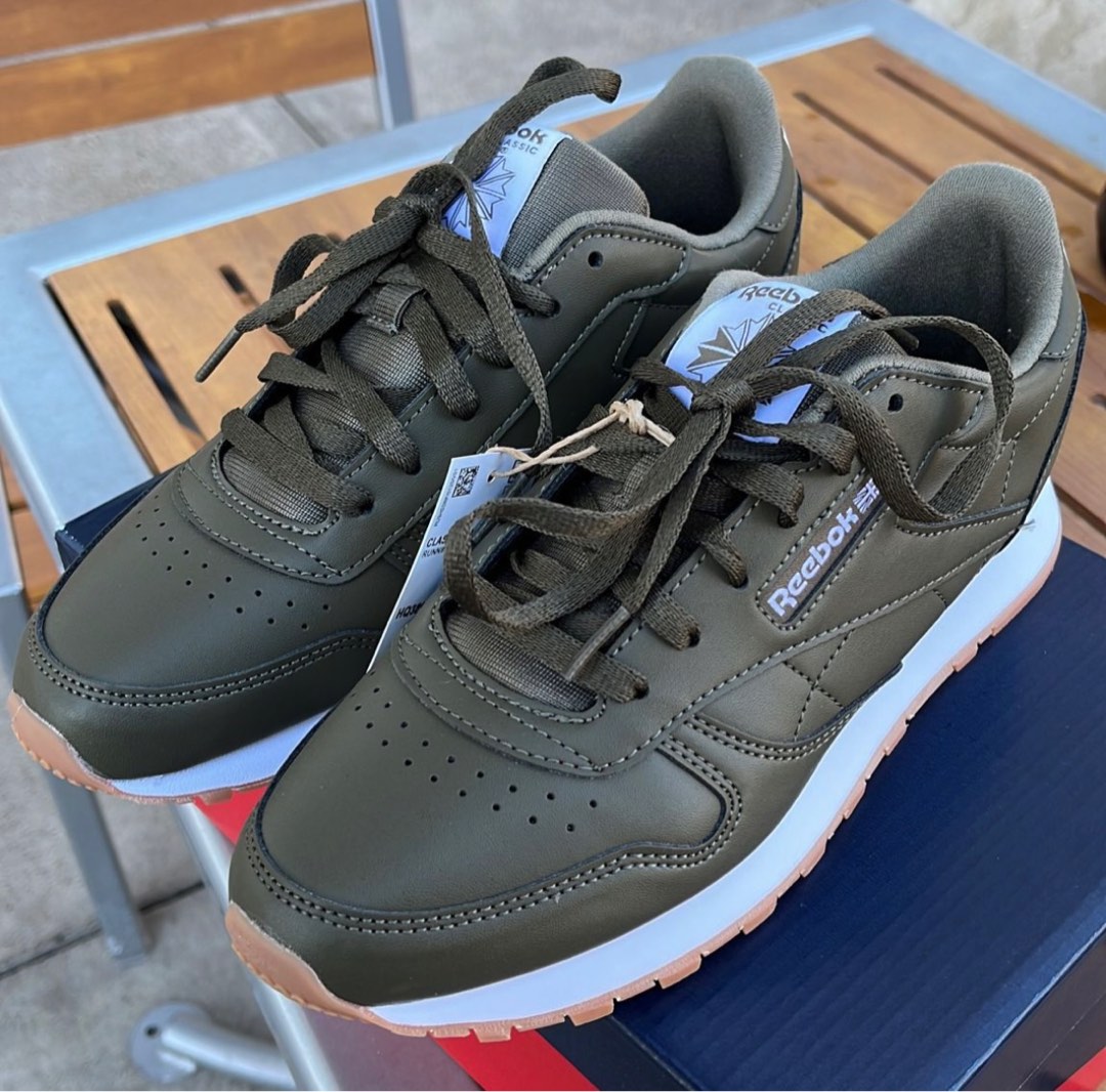 Reebok olive green shoes online