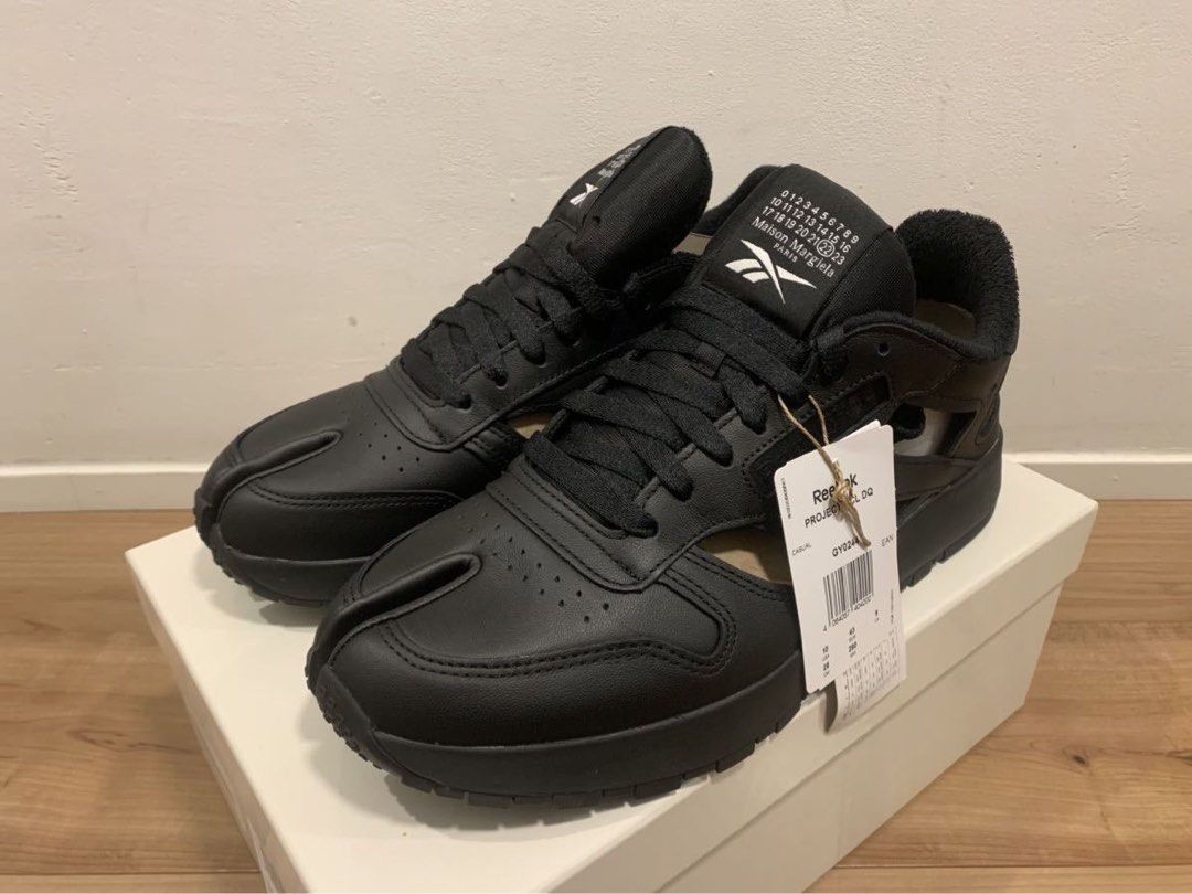 REEBOK X MAISON MARGIELA-CLASSIC LEATHER TABI SNEAKR 分趾鞋Black