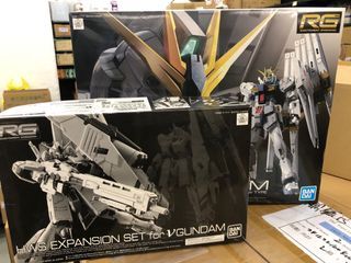 RG高達模型 nu gundam(完成品）+HWS Expansion set(全新）
