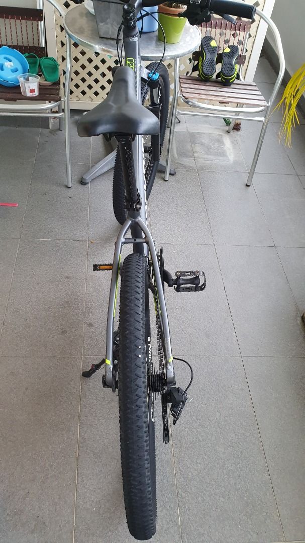 Rockrider 520 deals grey lime