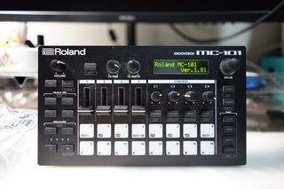 Roland MC-101 with updated version 1.81