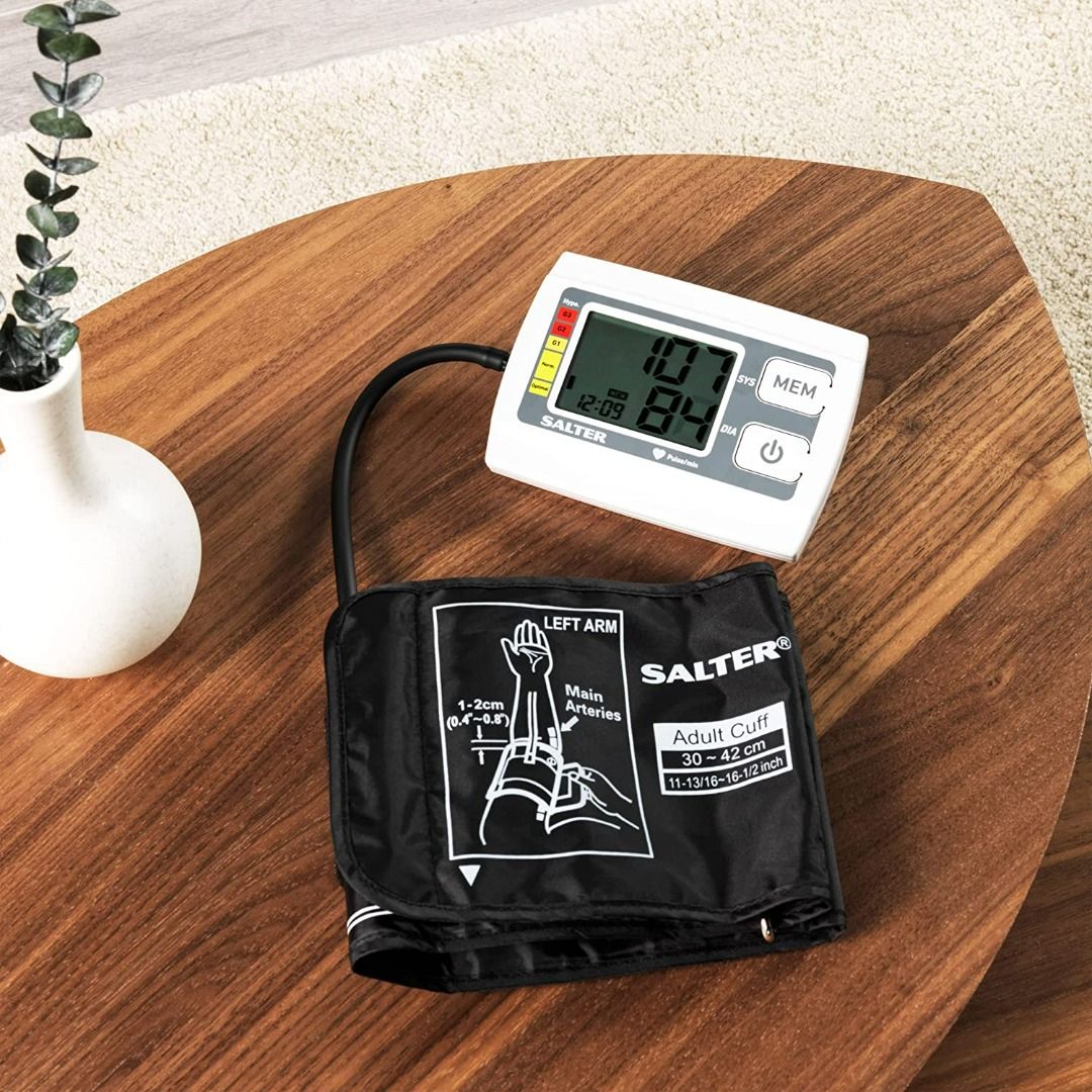 Salter BPA9200GB Automatic Arm Blood Pressure Monitor, Oscillometric Measurements, Easy to