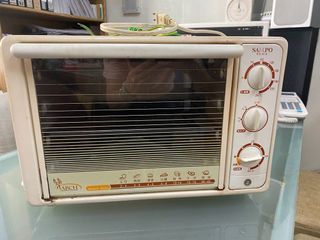 二手SAMPO KZ-A16聲寶烤箱 功能正常 附厚實烤盤 尺寸：約42*30*30cm