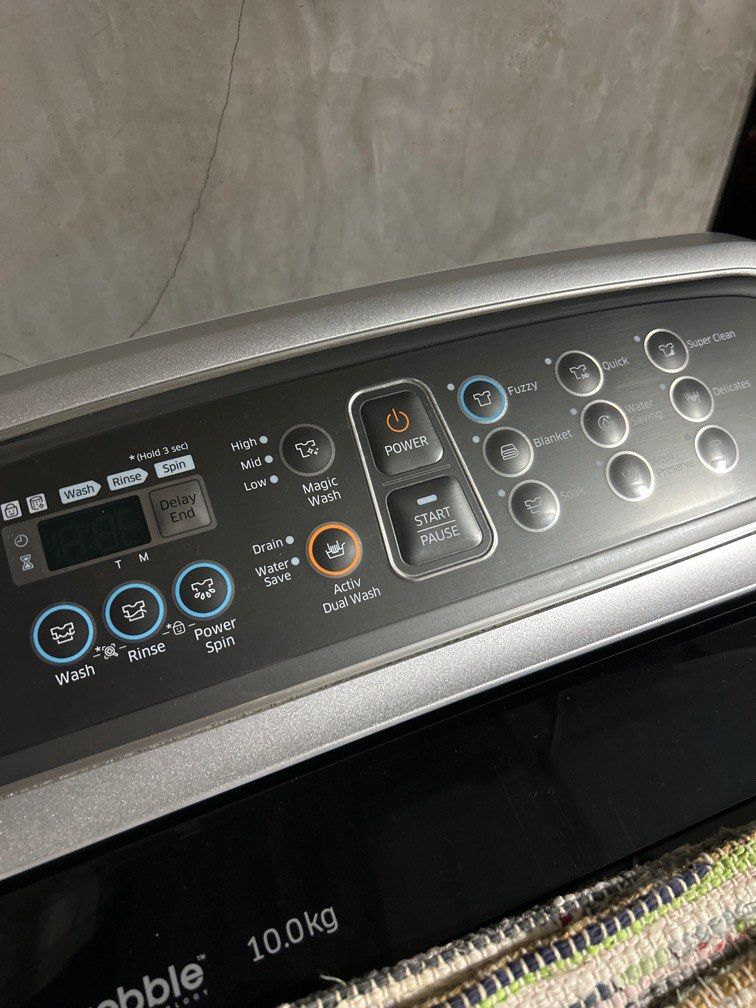 Samsung 10kg top load washer, TV & Home Appliances, Washing Machines