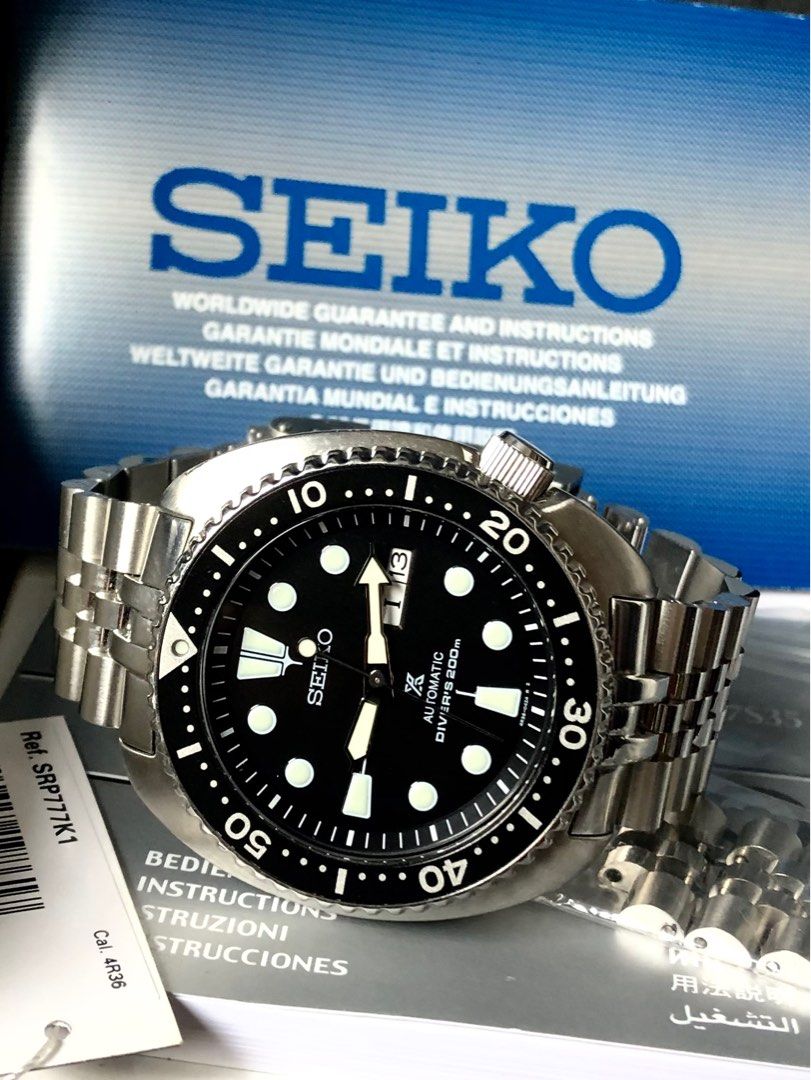 Seiko Prospex Turtle SRP777 full set on Strapcode Angus jubilee ...