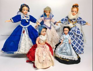 (SET) Assorted Vintage Dolls Collectibles GENIUS MJLQ DEPOSEE Dolls [Surplus]