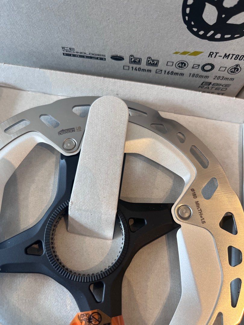 Shimano-Disque de ein RT CL800 Ice Technology, verrouillage central, rotor pour vélos de route et VTT, CL800, 160mm  18