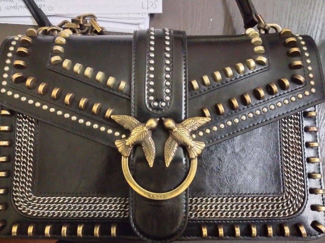 Love bag mix studs in pelle on sale