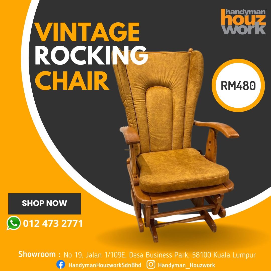 Vintage rocking cheap chair for sale