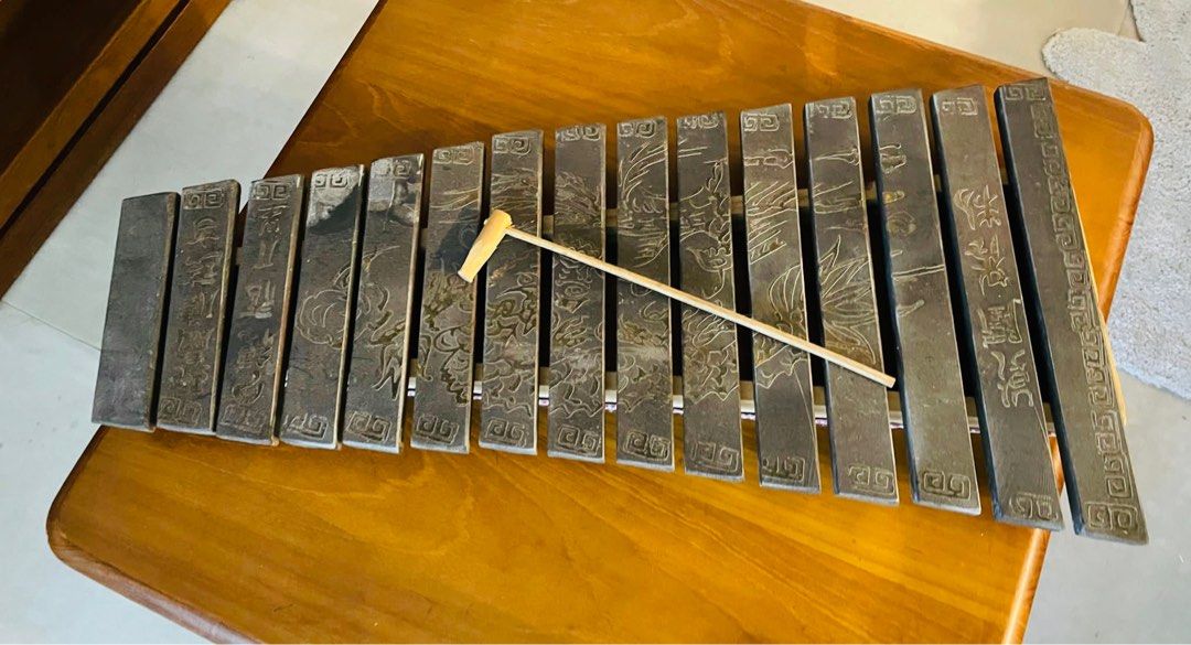 Stone Xylophone Chinese Antique, Hobbies & Toys, Memorabilia