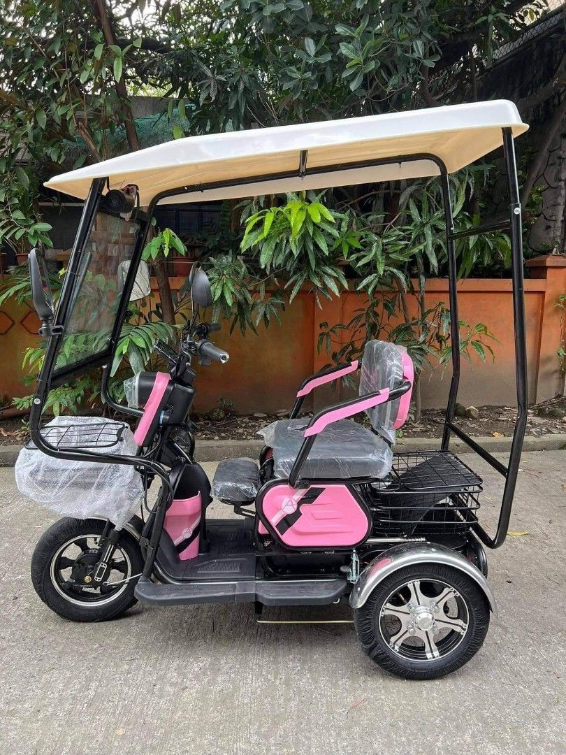 SUPER CODE 001 - 3 WHEELS E-TRIKE WITH ROOF & WINDSHIELD (Category: Bicycles) located in Pasig City. Submitted by gemma_00 (Listing ID 1214973434, Image 3). Description: SUPER CODE 001 - 3 WHEELS E-TRIKE WITH ROOF & WINDSHIELD ‼️001B - 10inches TIRES▪️₱30,500 CASH PRICE ❗₱35,000 INSTALLMENT PRICE (HOME CREDIT AND CREDIT CARD) with CERTIFICATE OF OWNERSHIP ✅PWEDE INSTALLMENT ✅HOME CREDIT ✅ALL MAJOR CREDIT CARDS ACCEPTED 📌Specs ✔️WITH AUTOMATIC WI