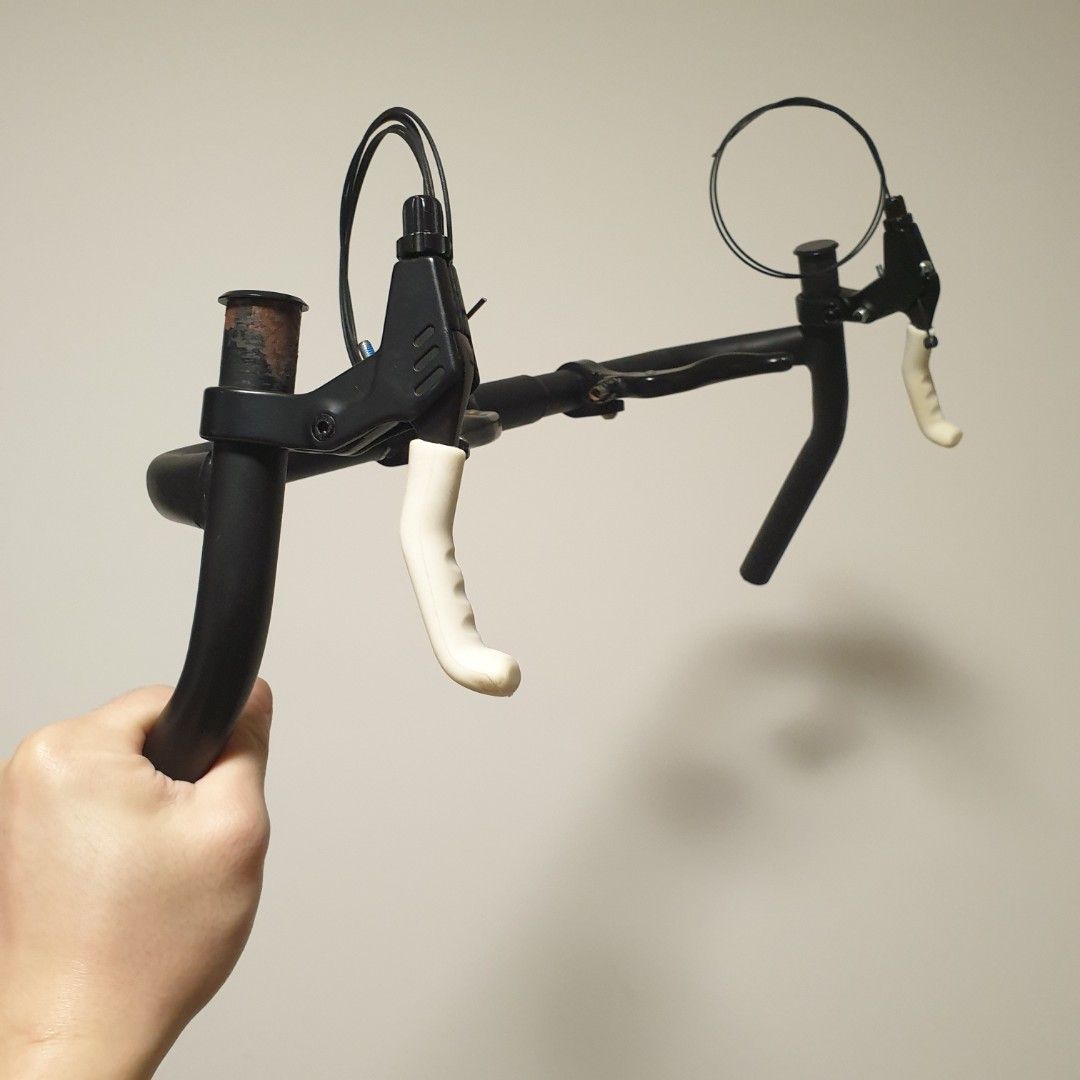 Tektro Novela Disc Brakes with Surly Corner Bar Clone, Sports Equipment