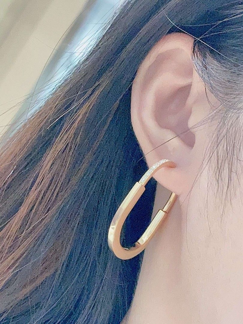Tiffany lock earrings store