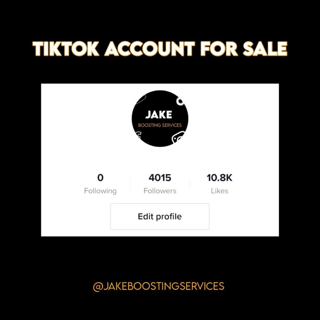 TIKTOK ACCOUNT FOR SALE, Announcements on Carousell