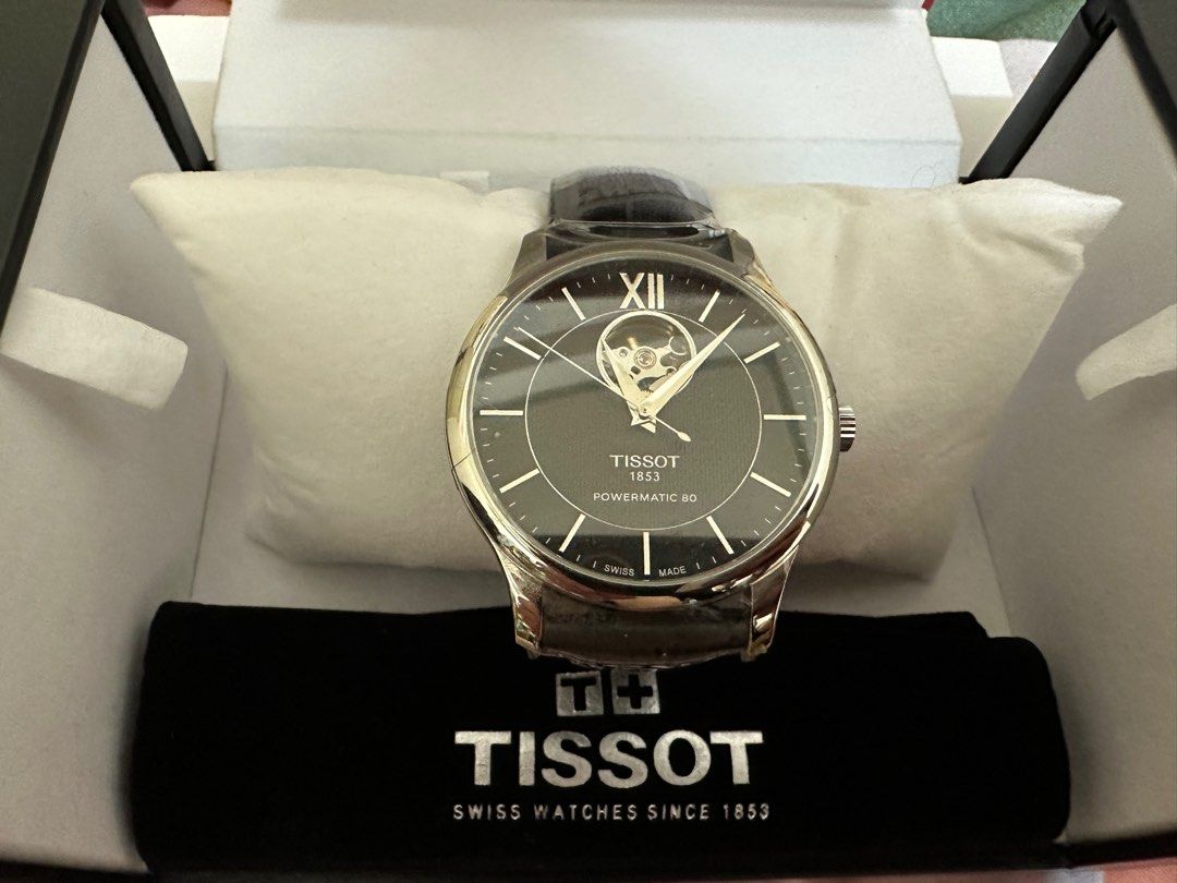 Tissot tradition powermatic on sale 80 open heart price