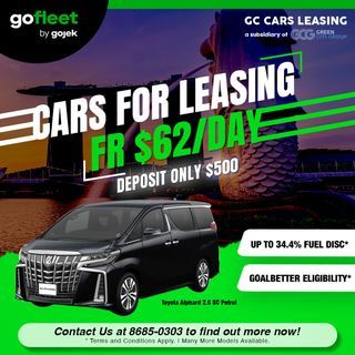Toyota Alphard S "C" Package Petrol Car For Rent / Lease ✅ GOJEK FLEET DRIVER-PARTNER ✅ PHV READY💰 DRIVER JOBS AVAILABLE ✅ READY STOCK