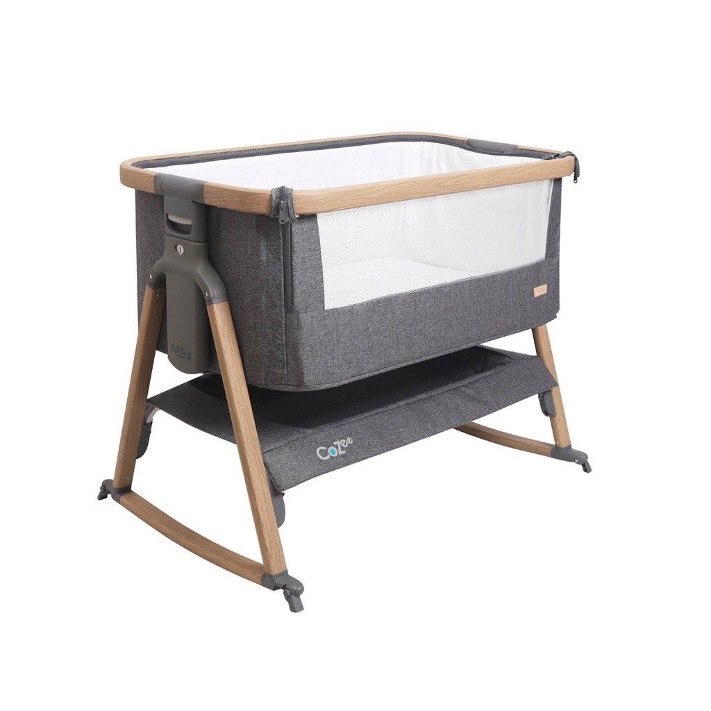 Tutti Bambini Cozee Air Bedside Crib (With removable locking wheels