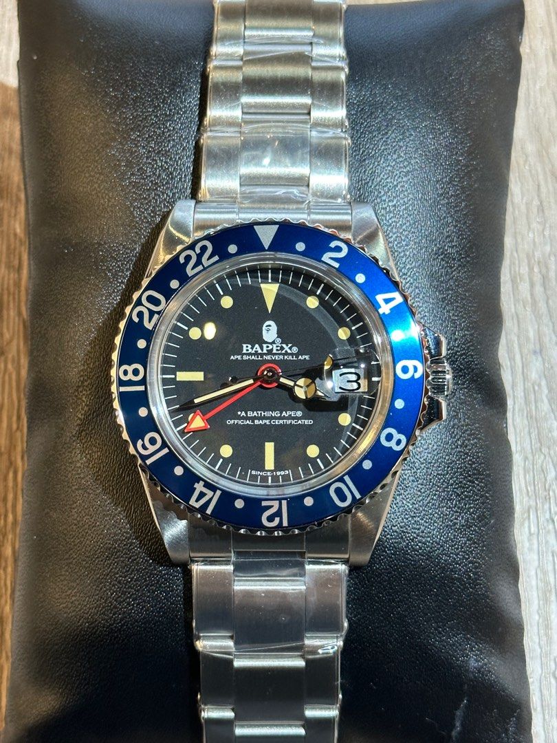 TYPE 2 BAPEX WATCH 猿人1H20182028 BLUE A BATHING APE Rolex type 2