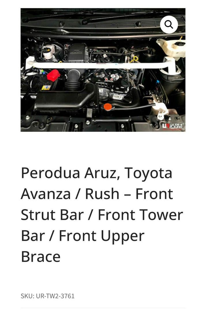 ultra racing strut bars mazda montero legacy altis elantra fiesta evo 4