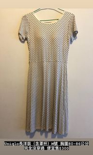 Uniqlo 長洋裝 罩杯式洋裝 #23春天色系