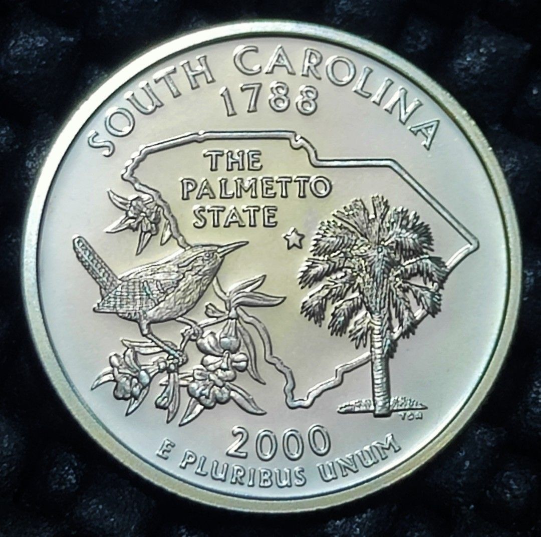 US Proof Coin 2000 South Carolina State/Park Quarter UNC (1), Hobbies ...