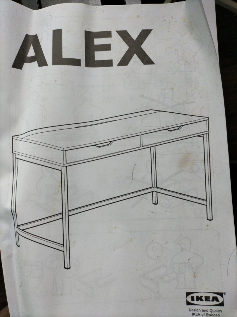 Used Computer table, Furniture & Home Living, Furniture, Tables & Sets