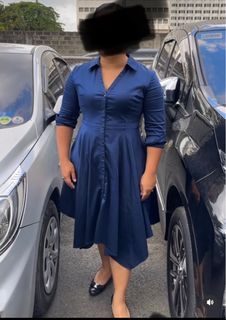 Vera Moda Blue dress with pockets