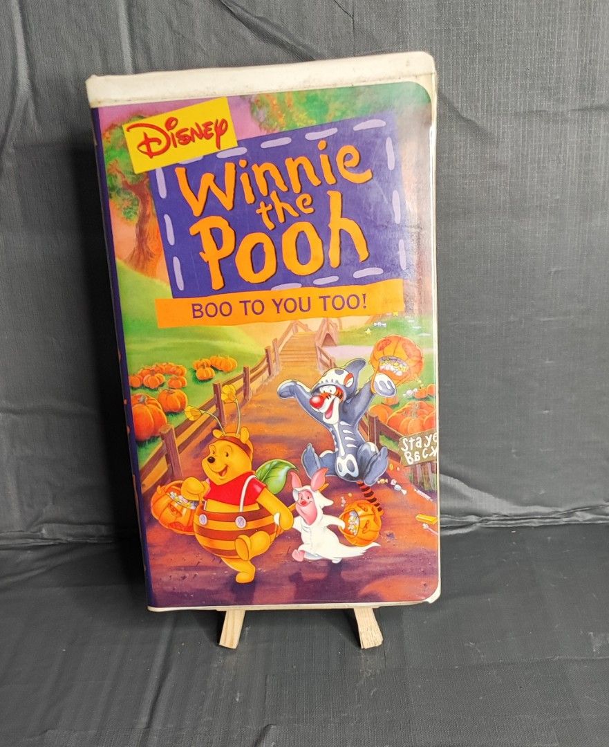 VHS Tapes Disney Winnie the Pooh Boo To You Too on Carousell