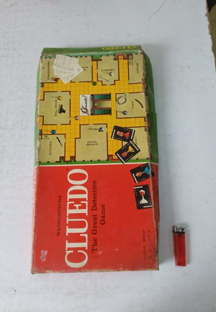 Vintage 1972 Cluedo Game Board., Hobbies & Toys, Toys & Games on Carousell
