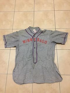 CLEARANCE MLB MILWAUKEE VINTAGE NAVY BASEBALL JERSEY, Men's Fashion,  Activewear on Carousell