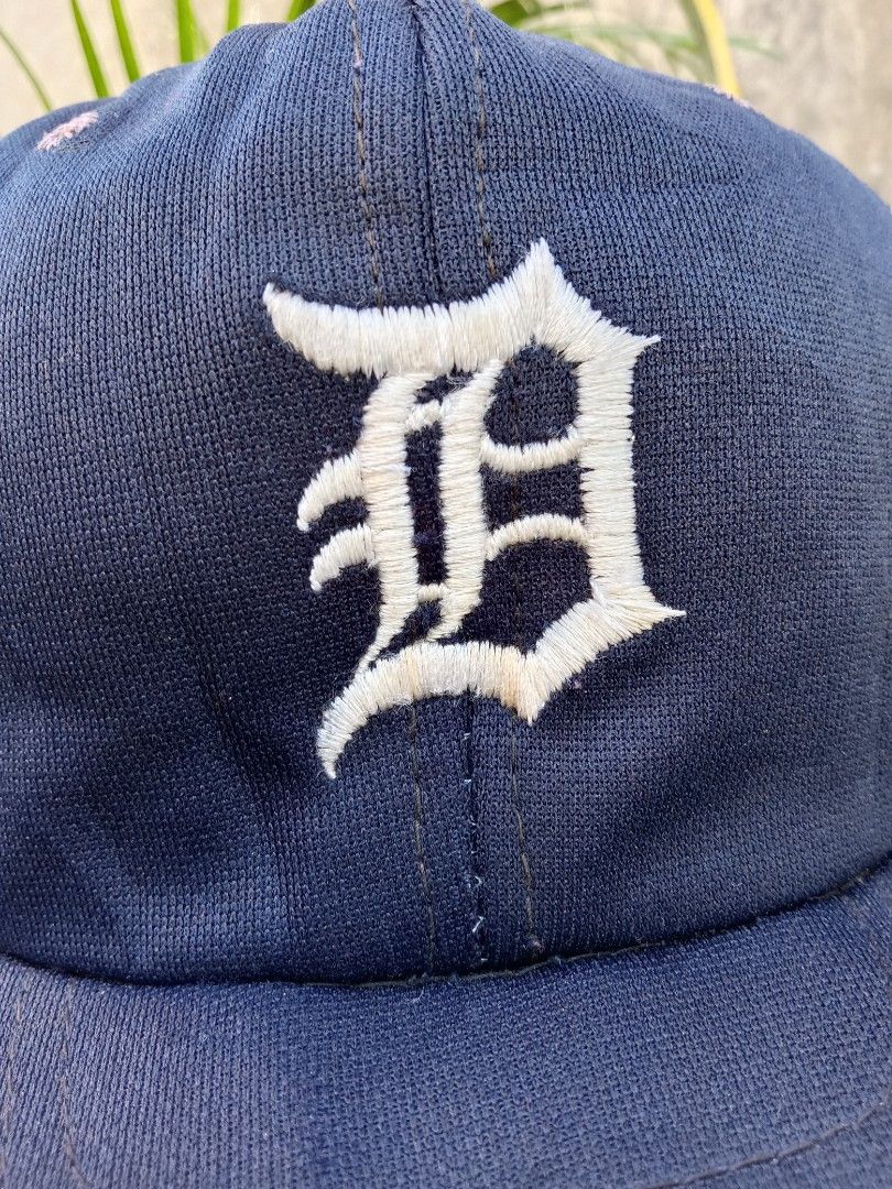 Vintage 80s Detroit Tigers Snapback Hat Mcdonald's Promo 