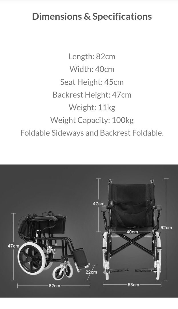 Wheelchairs, Health & Nutrition, Assistive & Rehabilatory Aids