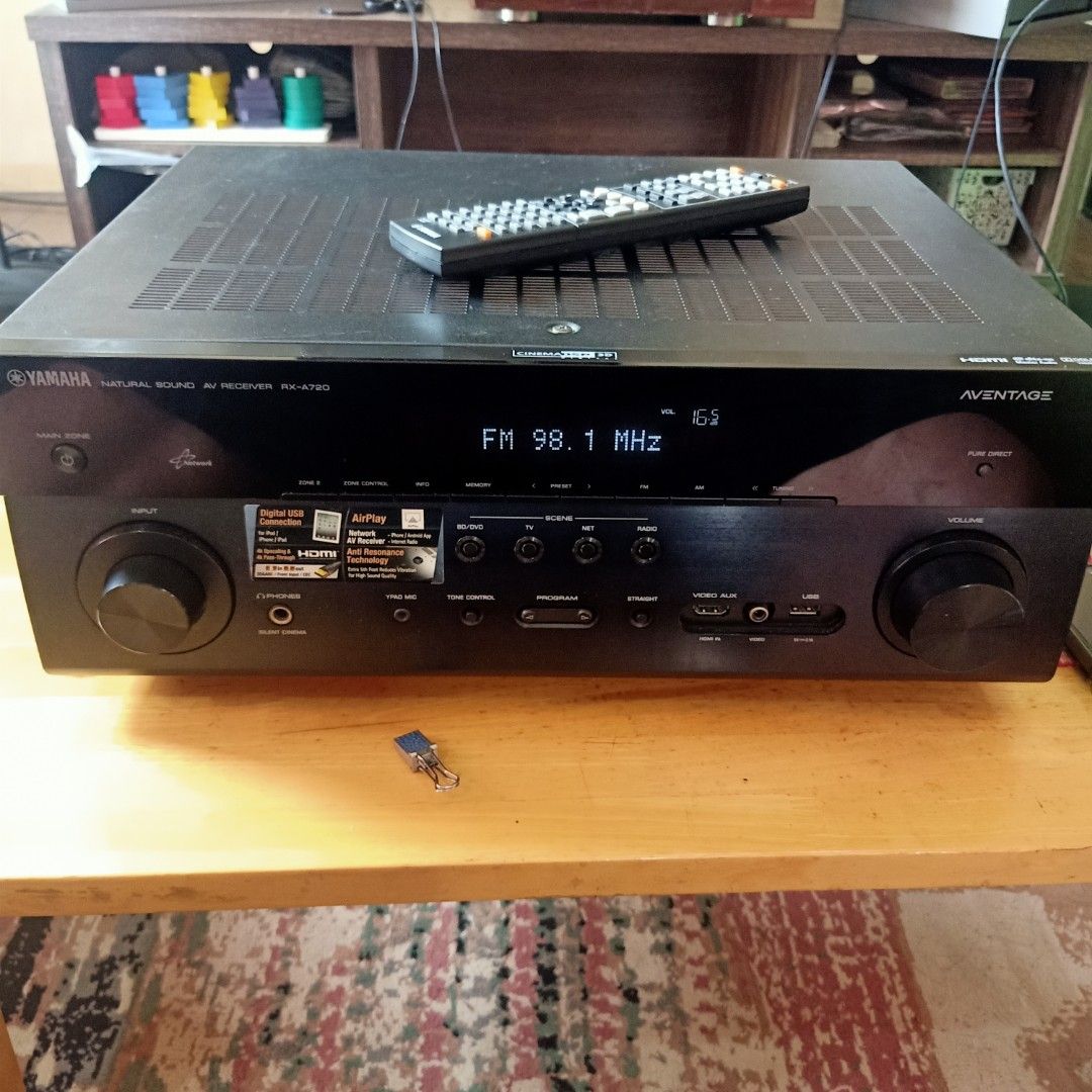 YAMAHA RXA720 AV RECIEVER, Audio, Soundbars, Speakers & Amplifiers on