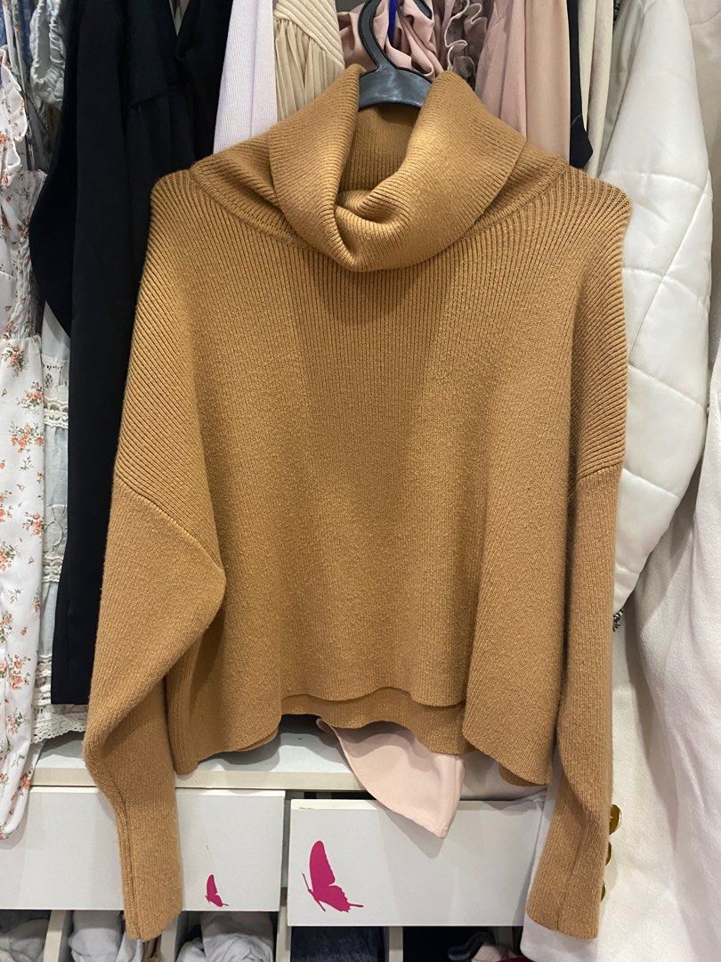 Zara sales camel turtleneck