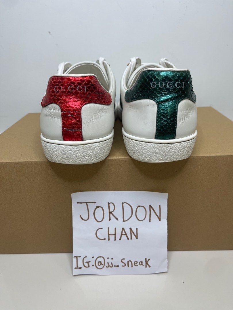 100% Legit] Gucci Ace Embroidered Snake, Men's Fashion, Footwear, Sneakers  on Carousell