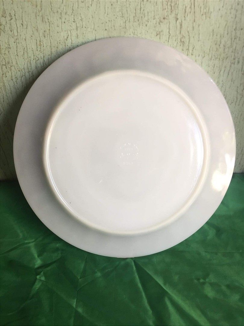 1950s ANCHOR HOCKING FIRE KING OVEN WARE LAUREL LEAF 9" DINNER PLATE (Category: Dinnerware & Cutlery) located in Lupao. Submitted by GabrielRamirez (Listing ID 1215201171, Image 3). Description: 1950s GRAY ANCHOR HOCKING FIRE KING OVEN WARE LAUREL LEAF 9" DINNER PLATE Used in good vintage condition show sign usage. No chips or cracks Size 11" Price : P800 Plus SF LBC delivery Mode of payment Gcash Palawan or Mlhuillier.