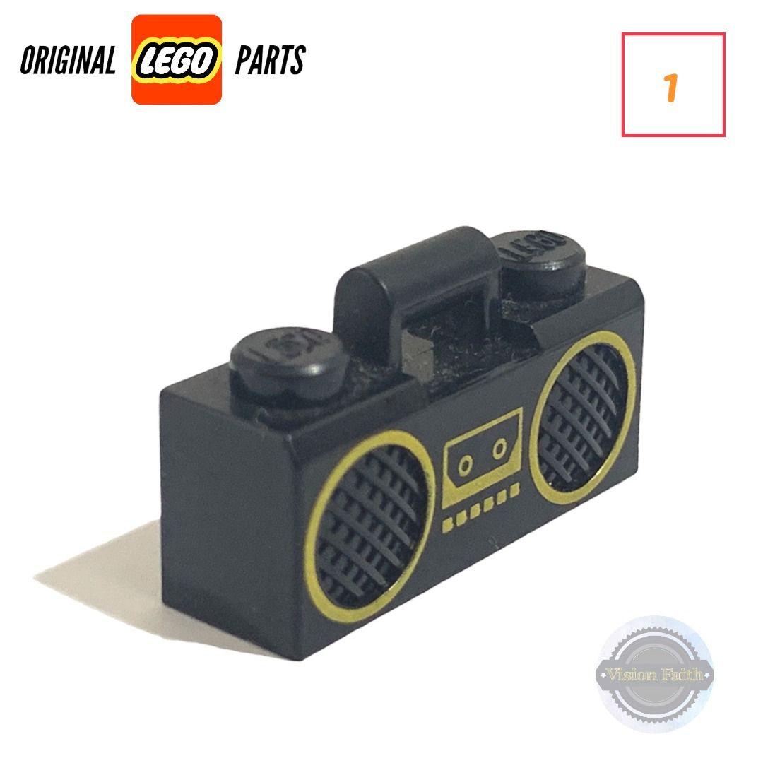 1. LEGO MUSICAL INSTRUMENTS PARTS 93221 RADIO BOOMBOX WITH BAR
