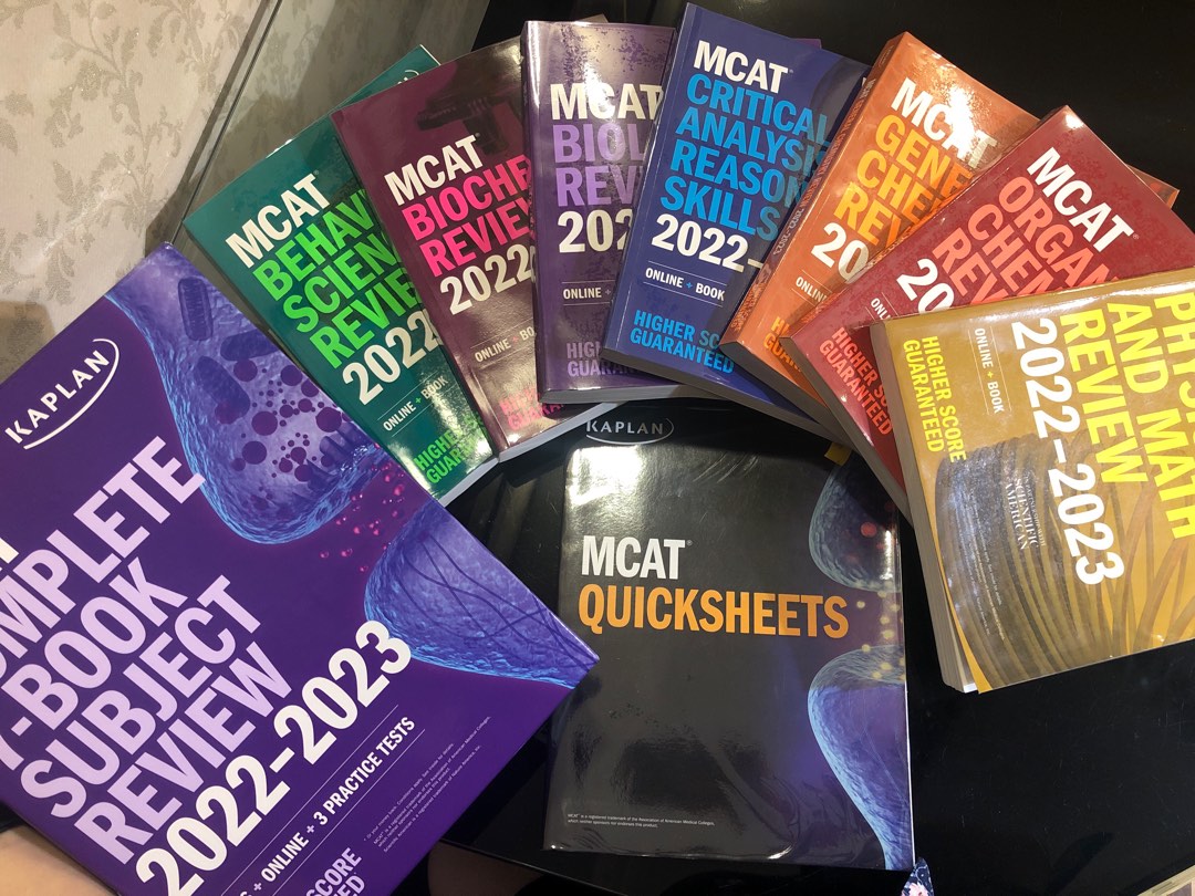 Kaplan Mcat Books Table Of Contents 2022-2023 Kaplan MCAT Complete 7-Book Subject Review Textbook Medical