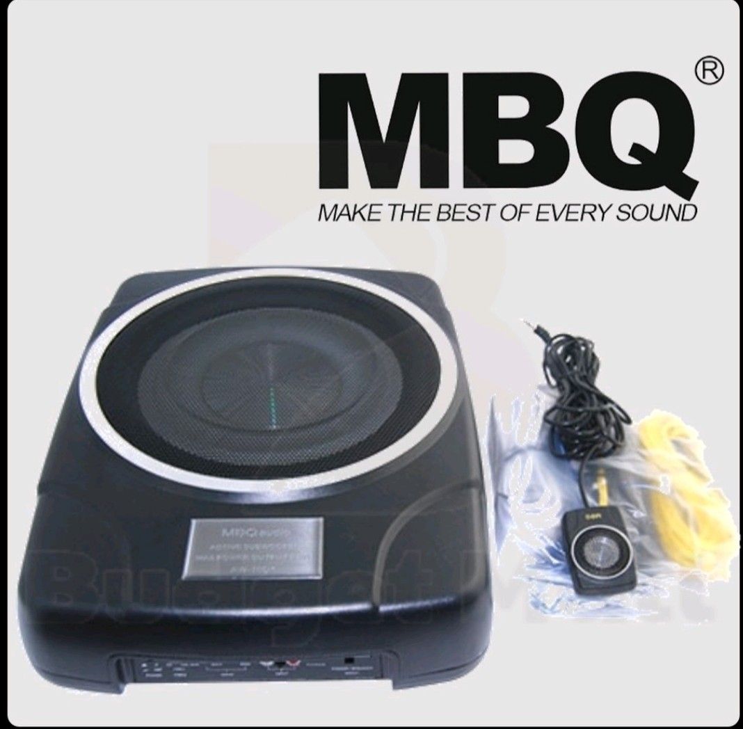 Mbq 10 inch active outlet subwoofer