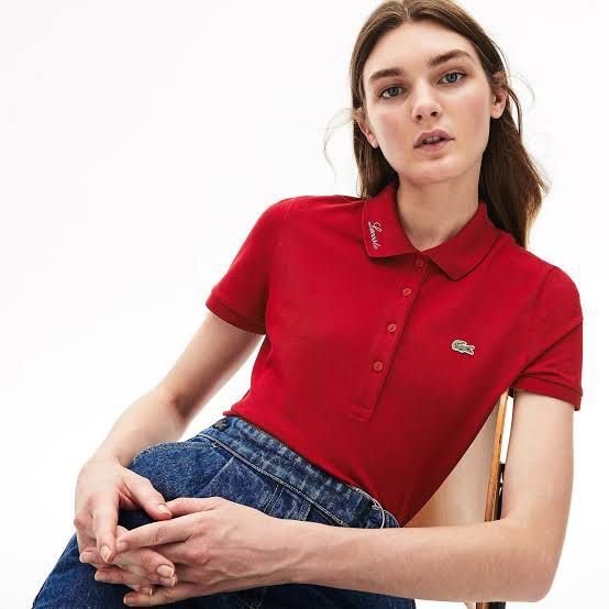 36 | LACOSTE Polo Shirt, Women's Fashion, Tops, Blouses on Carousell