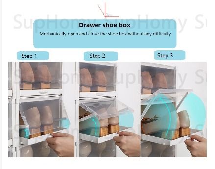 Pull out shoe box store