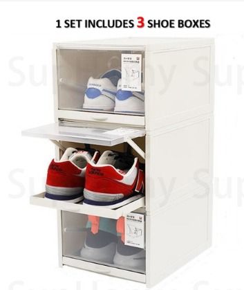Pull out shoe box hot sale