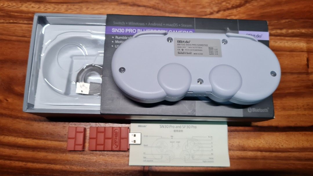 8BitDo SN30 Pro Bluetooth Gamepad + 8BitDo Dongle, Computers & Tech ...