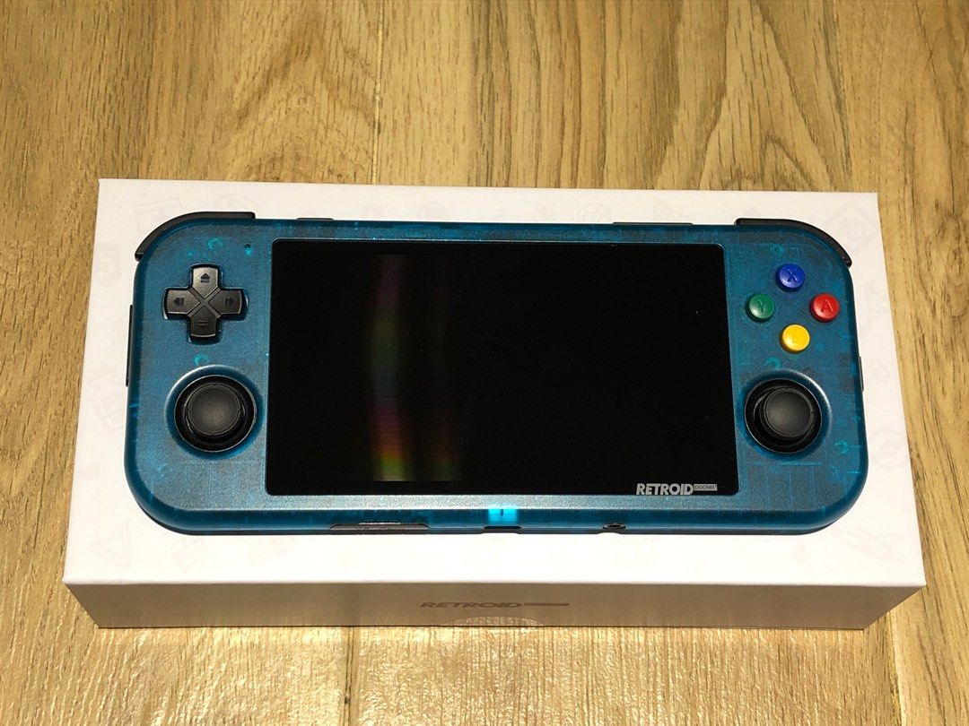 99% new Retroid Pocket 3+ 3 plus Clear Blue 透明藍色, 電子遊戲